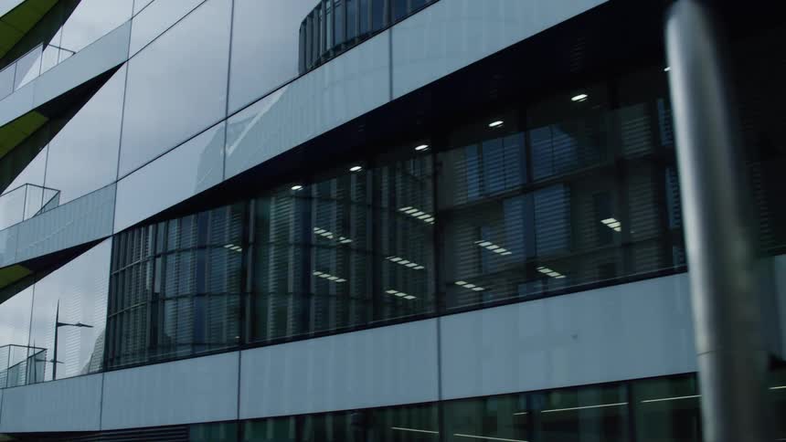 Exterior view of office buildings