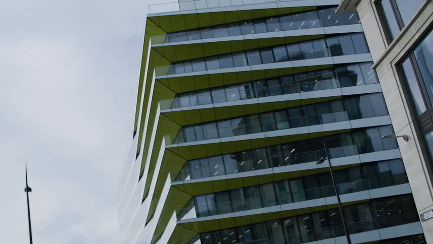 An office building in the city