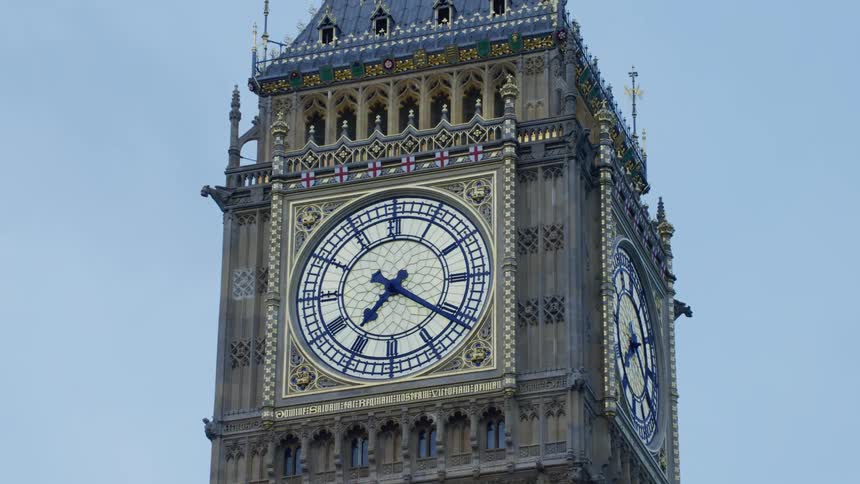 Big ben london clock tower during the day