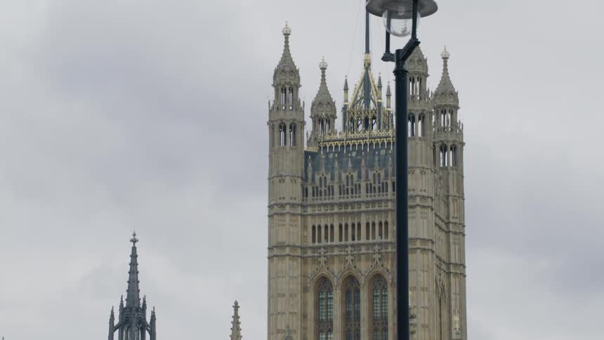 Cathedral in london on a cloudy day