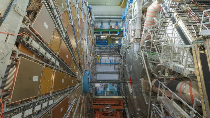Interior of a metallurgical factory during the day