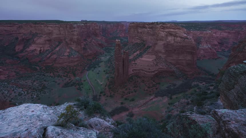 An aerial clip of a wet hills