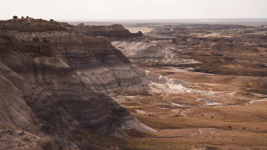 Natural landscape of a rocky and geological canyon