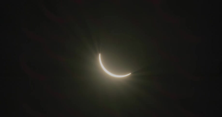 the sun during a total solar eclipse