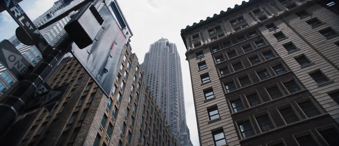A clip of skyscrapers in the neighborhood