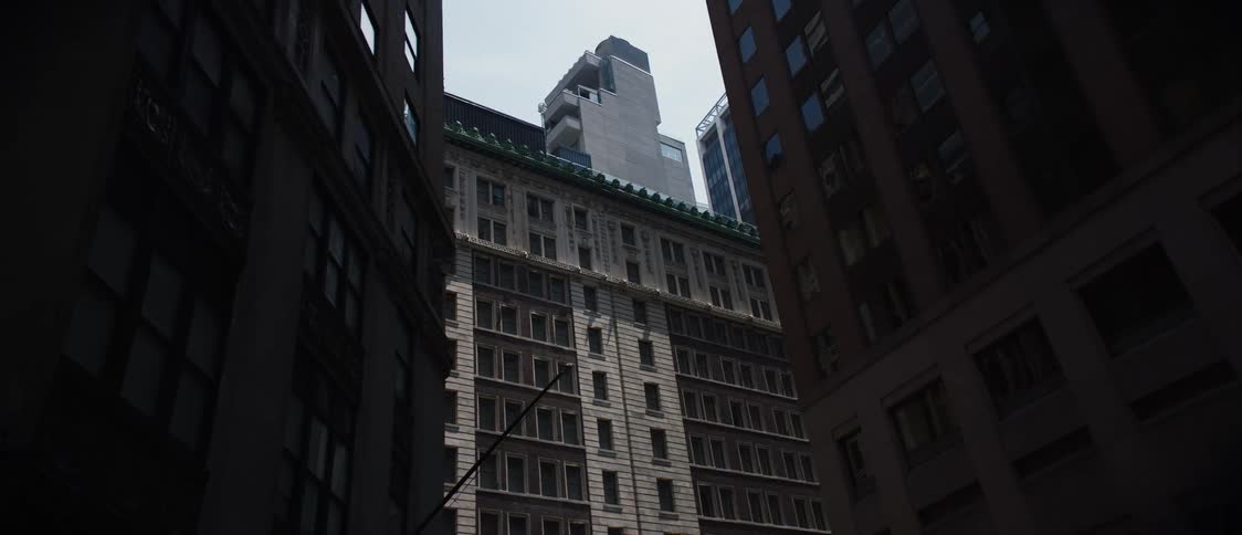 View of skyscrapers and buildings in a metropolis