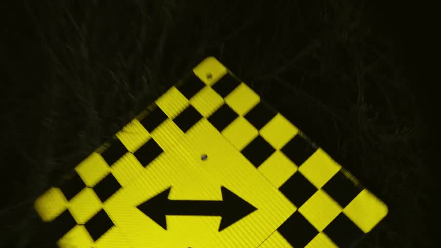 Traffic sign near the road