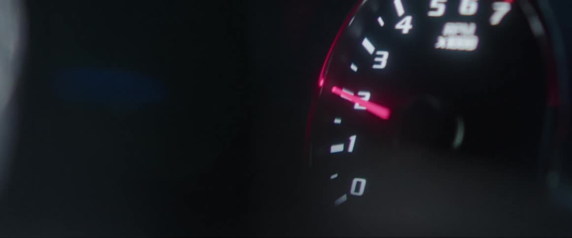 The hand on a car gauge goes up