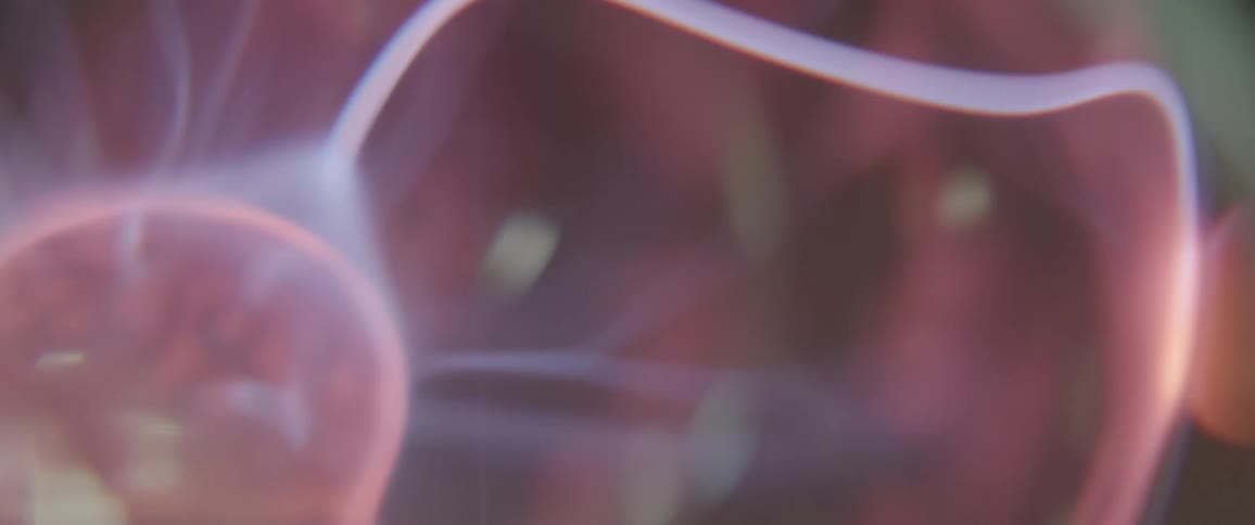 Spheres emitting magnetic waves in neon