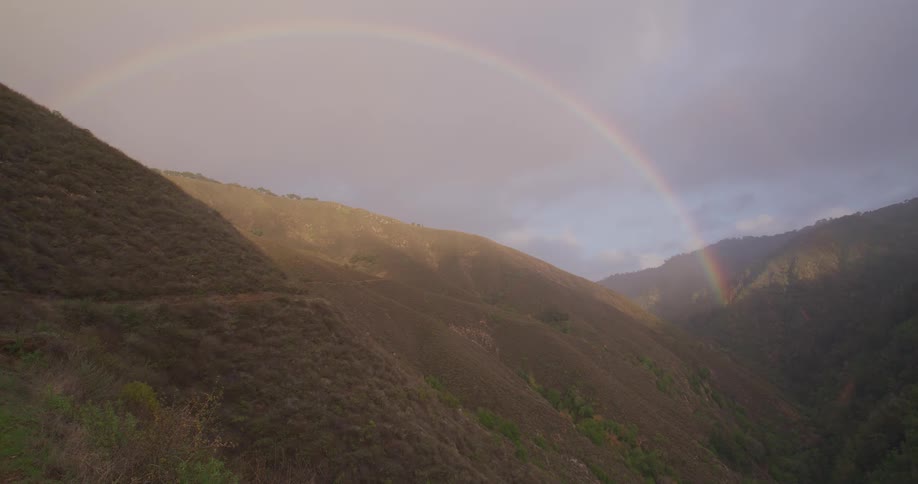 A clip of the sun coming out