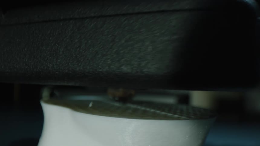 A clip of a designing machine operating