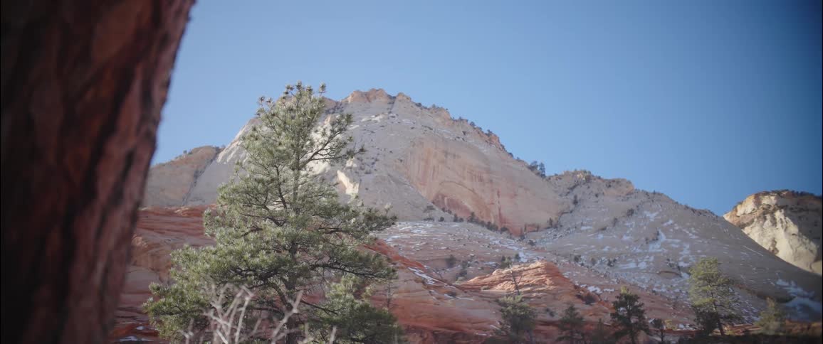 A canyon national park on a sunny day
