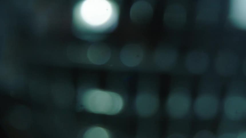 Light reflects off of a moving object