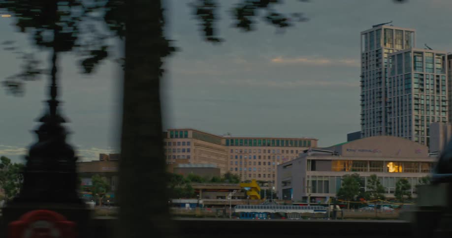 A view of London's Southbank from the other side of the River Thames