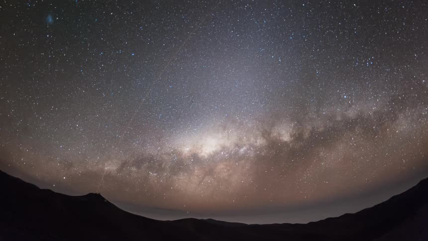 The milky way scene in the night sky