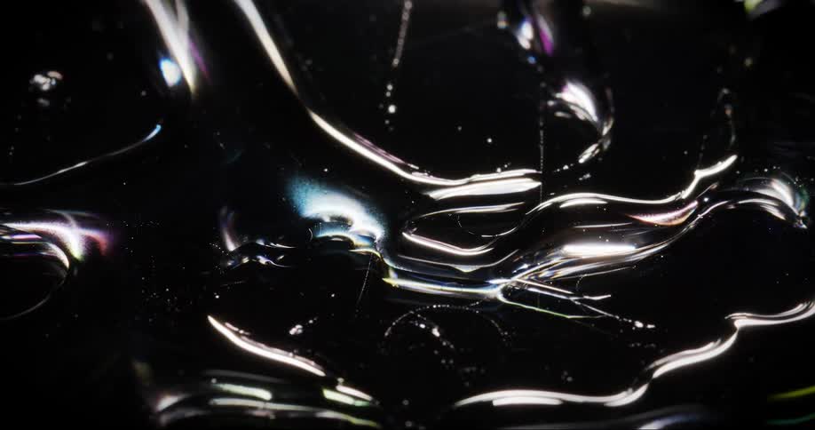 Shiny liquid diamond fluid art