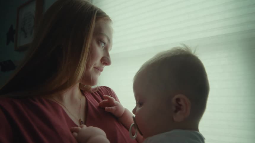 A clip of a mother and her kid