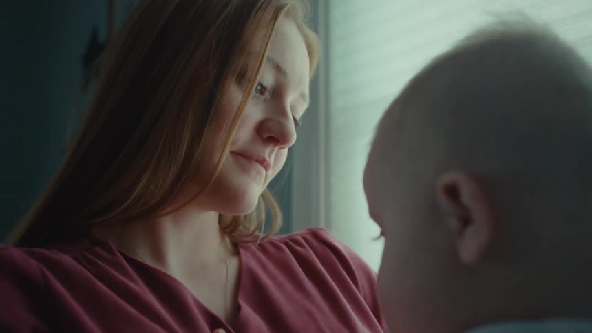 A clip of a mother and son
