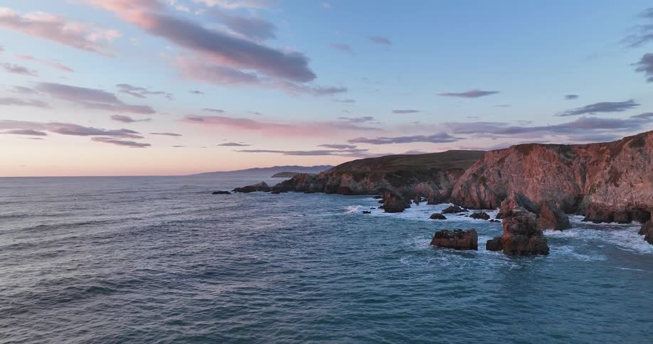 A clip of a rocky shore