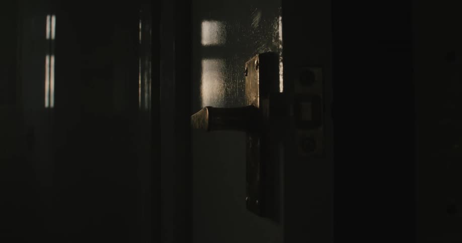 A clip of a door closing