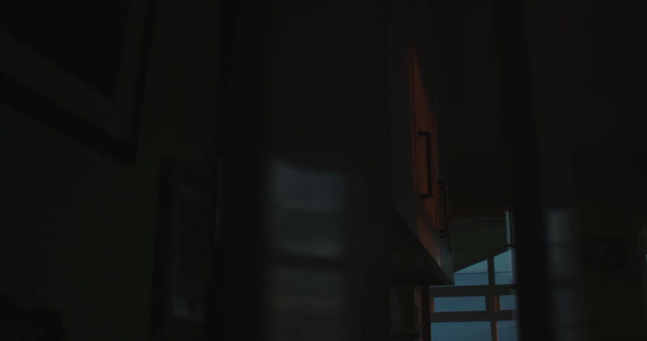 Mirrored internal environment with solar reflection of the morning sun