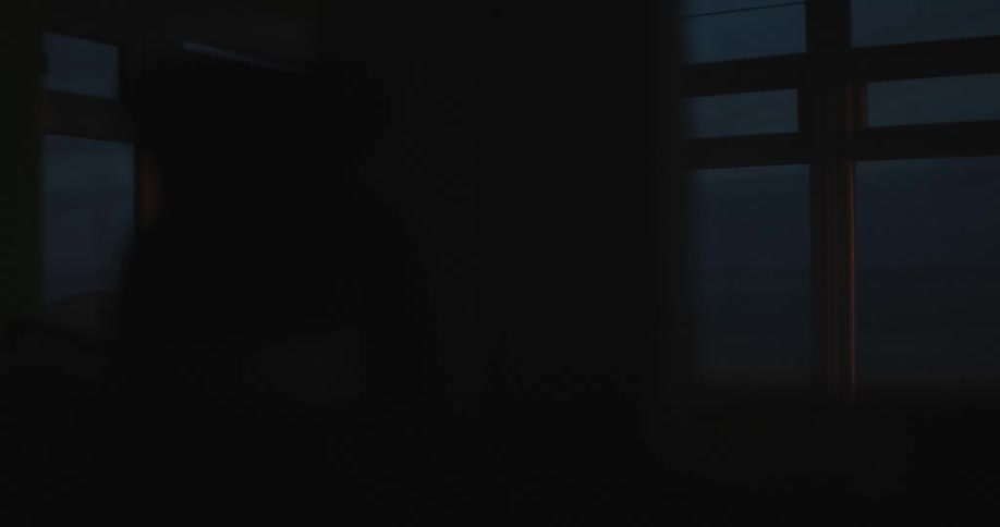 Silhouette of furniture in a dark house