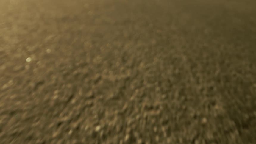 A surface area reflects points of light