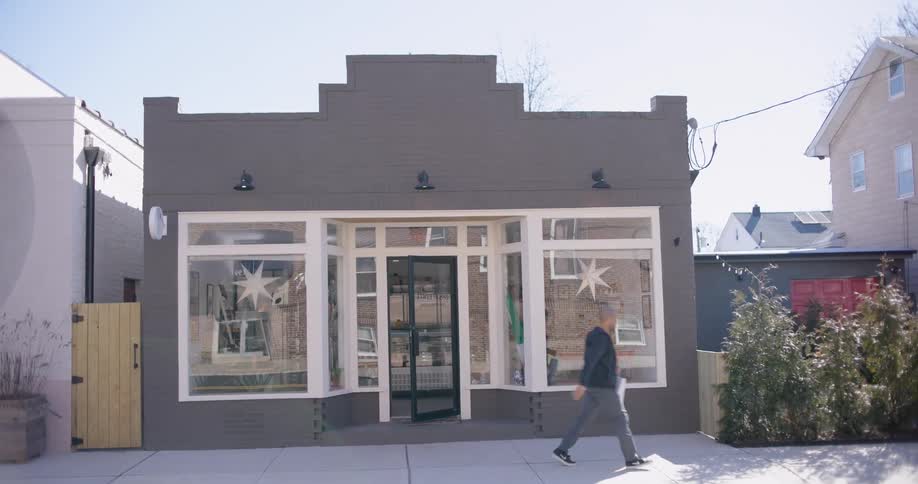 Facade of a small neighborhood store