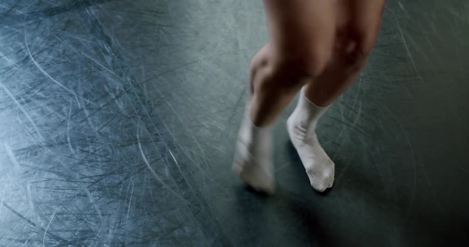 A clip of a persons foot dance