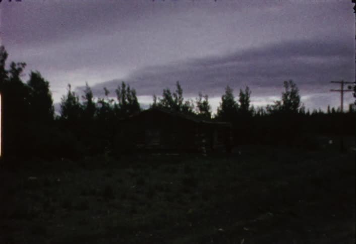 The green field leads to a forest ahead