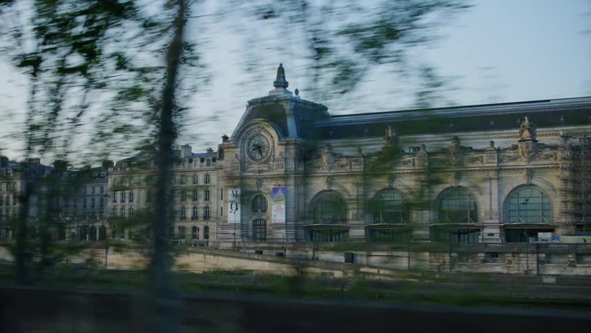 A clip of a monumental clock building