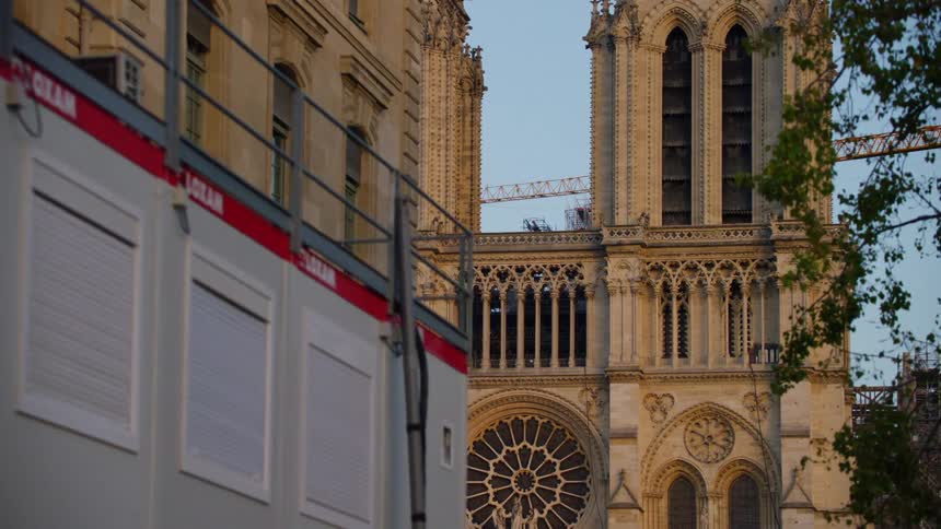 The notre dame cathedral in paris