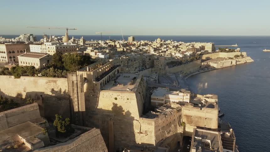 Skyline of an egyptian city on a sunny day