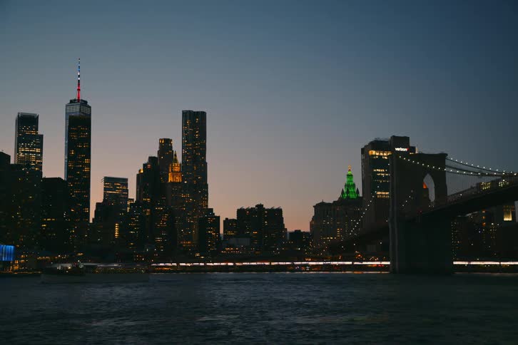 Part of the new york skyline