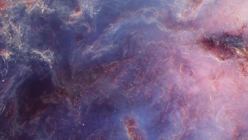 Outer space with the nebula effect