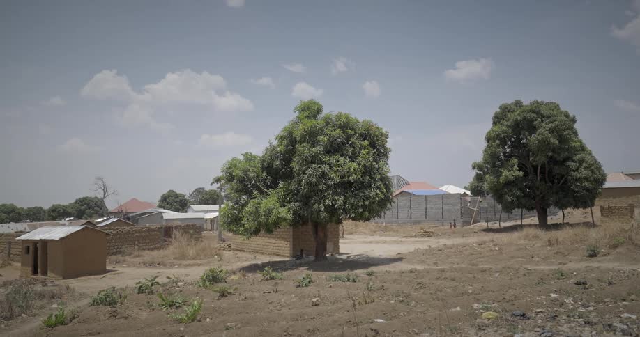 A rural village in a third world country