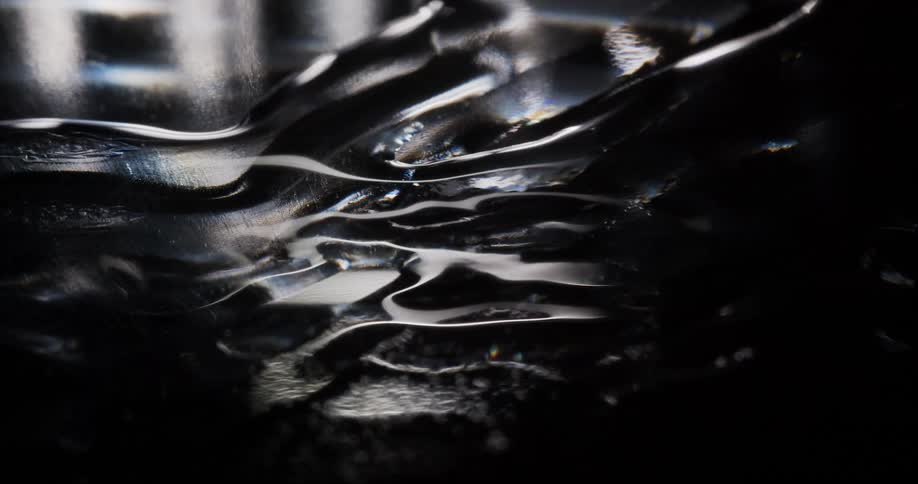 Dense and abstract fluid in slow motion