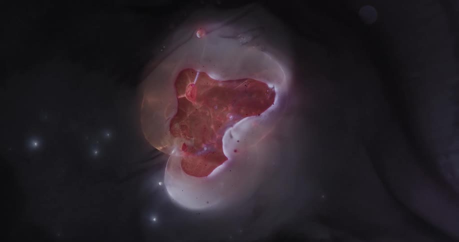 A bright nebula in the stellar galaxy