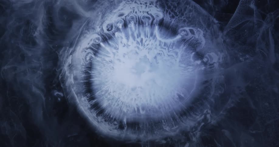 A computer generated object ejecting material