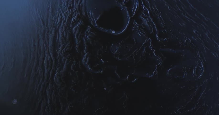 Fluid maritime art with gentle waves
