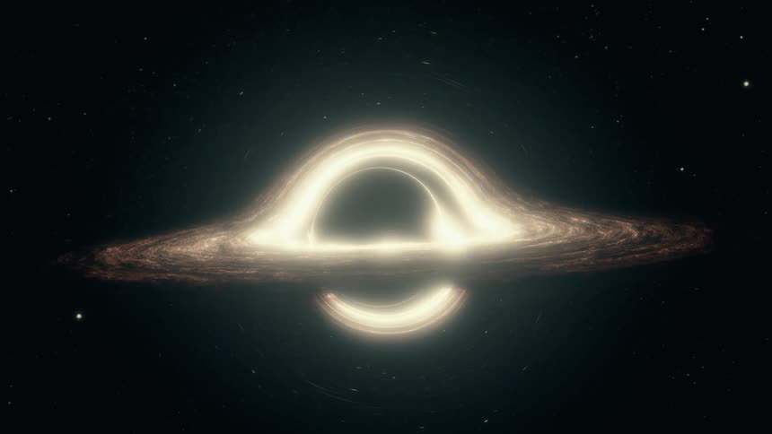 A black hole in space