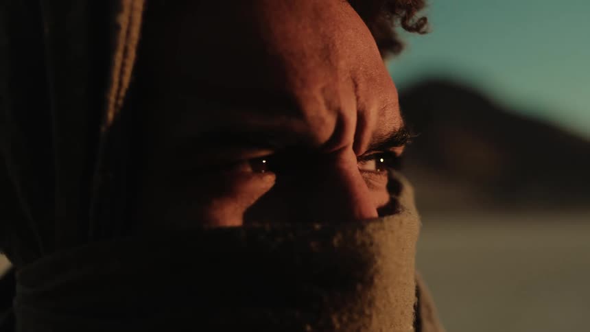 A close of clip of a mans face