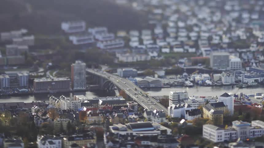 An aerial clip of a metropolitan city