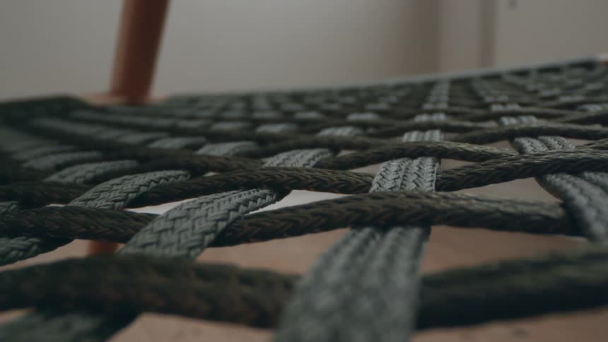 A clip of a knitted design