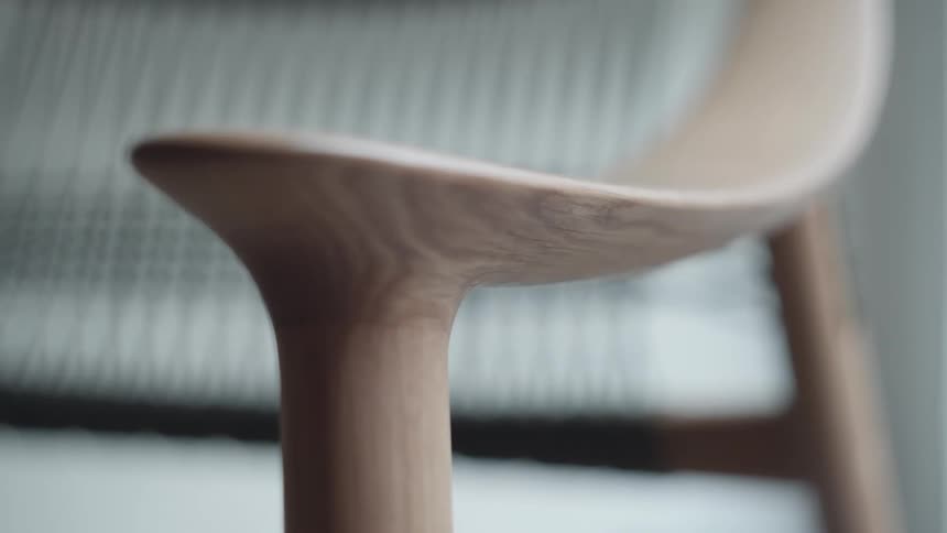 A clip of a chair in the room