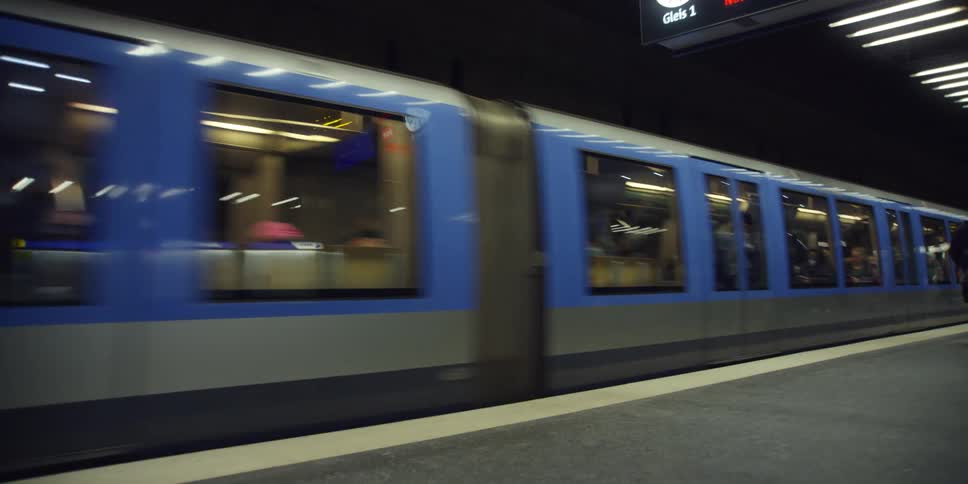 A clip of a bullet train