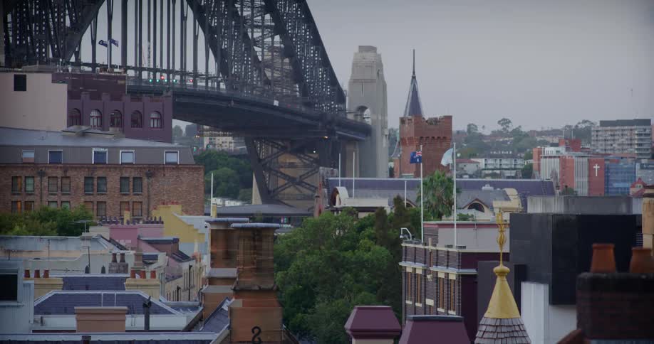 A clip of architectural buildings