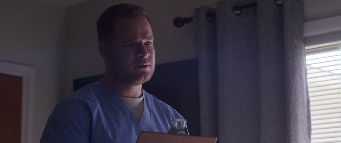 A clip of a medical professional having a conversation