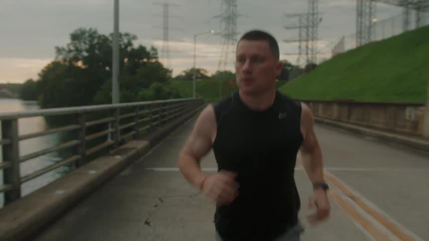 A clip of a person working out