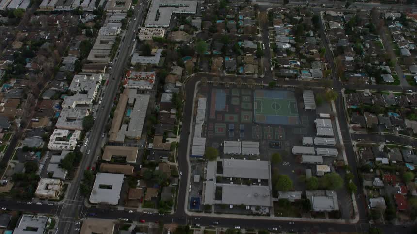 There are many homes in the suburbs
